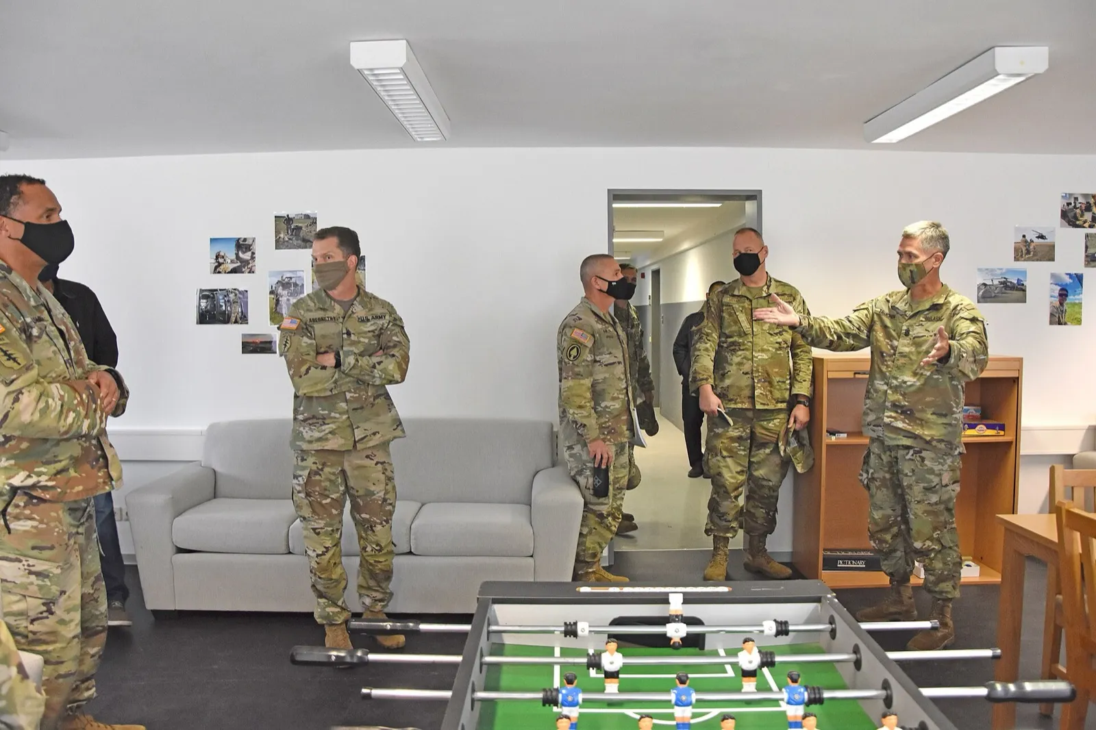 Single enlisted barracks room without a kitchen, the housing situation tied to BAS II